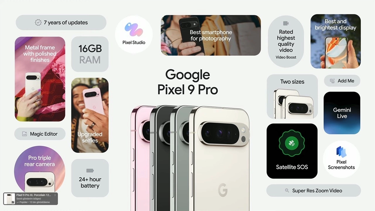 Представлены Google Pixel 9 Pro и Pixel 9 Pro XL! Особенности и цена
