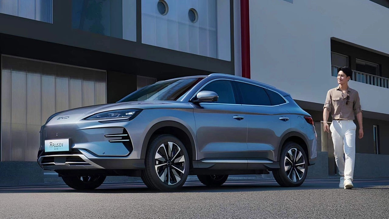 Запас хода 605 км: представлена ​​модель BYD Song Plus 2025 года!