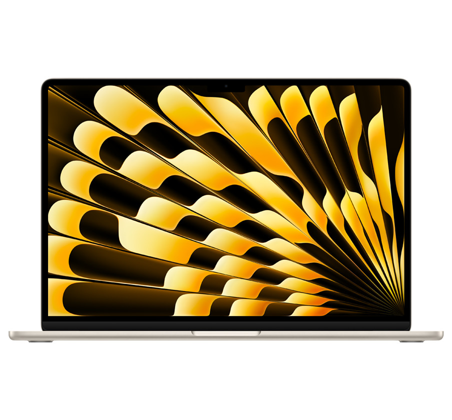 لابتوب Apple MacBook Air 15-inch M5 2026 16GB/1TB Starlight (MDVE4ZP/A)