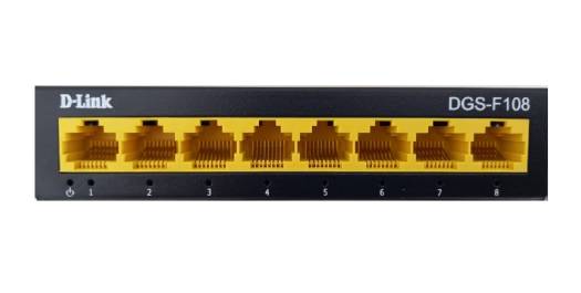 D-Link سويتش Gigabit Unmanaged ‏8 منافذ DGS-F108