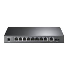 TP-Link 10 портовый Gigabit Desktop коммутатор с 8 Port PoE+ SG1210P