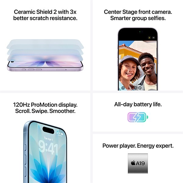 iPhone 17 256ГБ Туманно-синий