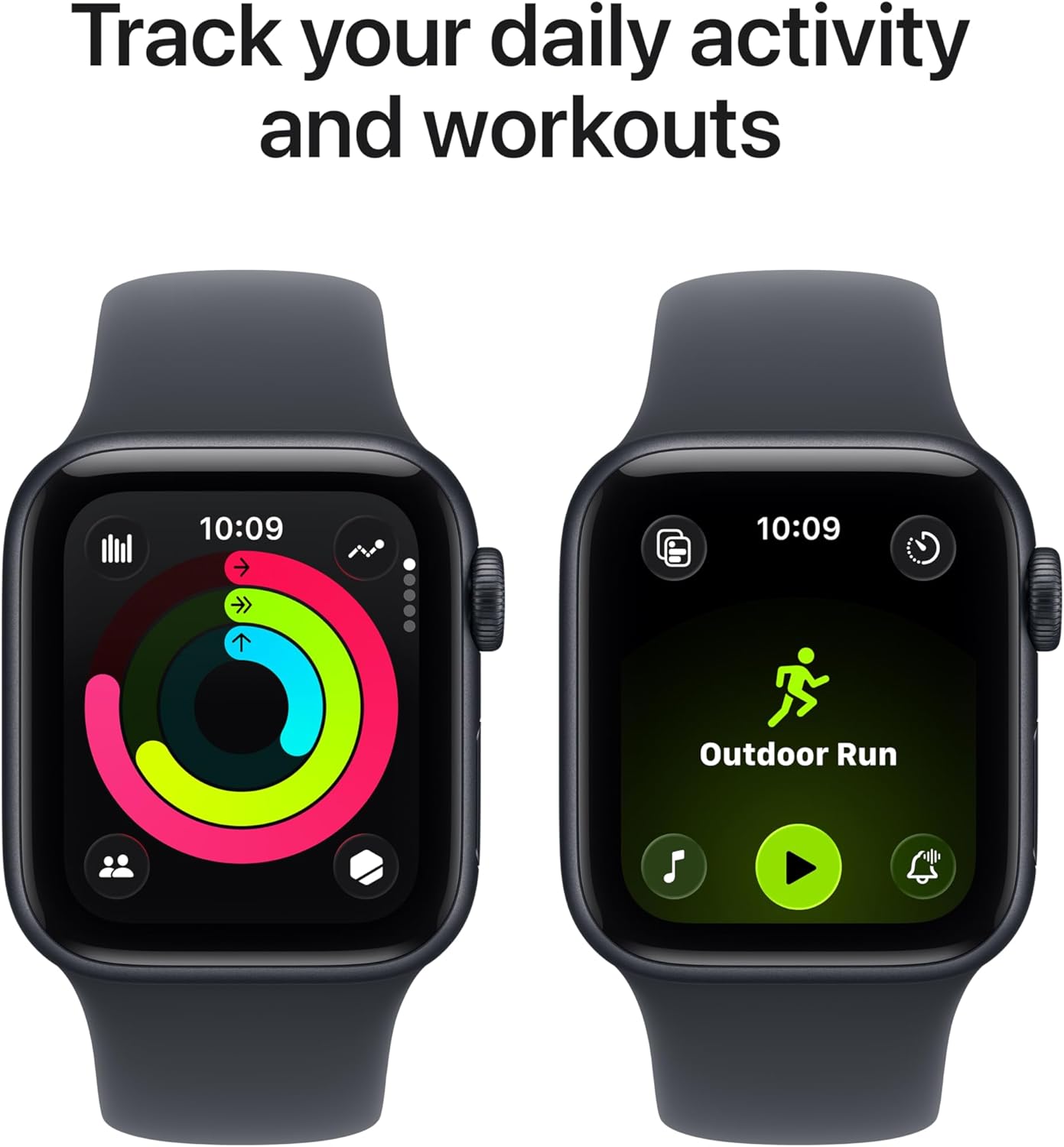 Apple Watch SE 3 GPS 40mm Midnight Aluminium Case With Midnight Sport Band MEH94 S/M