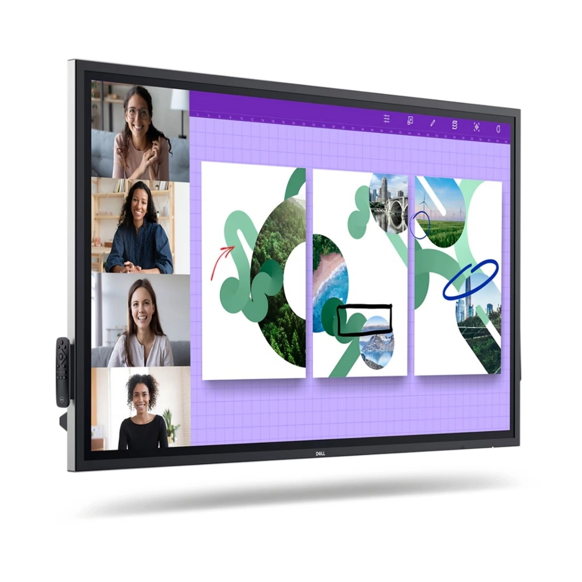 شاشة Dell Pro 65 Plus P6524QT مقاس 65 بوصة