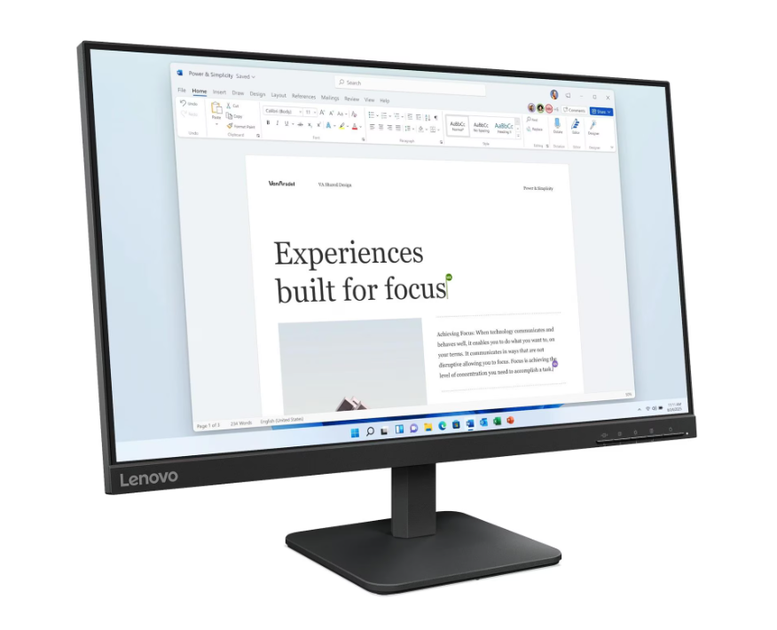 Монитор Lenovo L24E-4E (68C2KAC1AE)