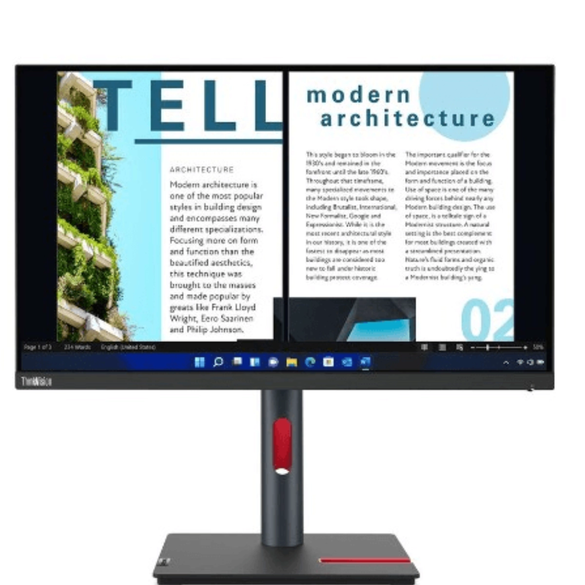 Монитор Lenovo ThinkVision P24h-30 (63B3GAT6UK)