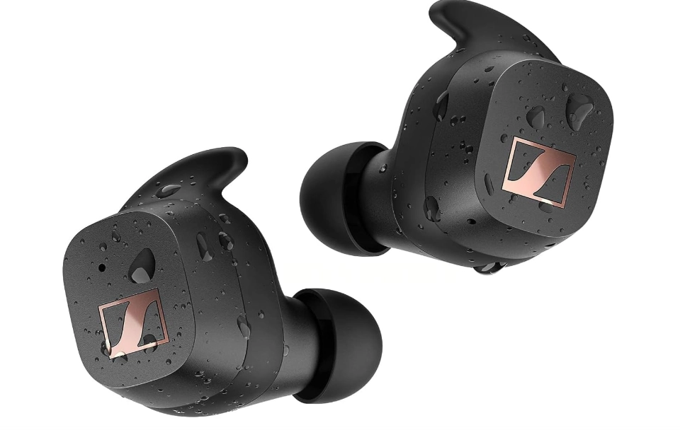 سماعات أذن لاسلكية Sennheiser True Wireless Sports باللون الأسود (509299)