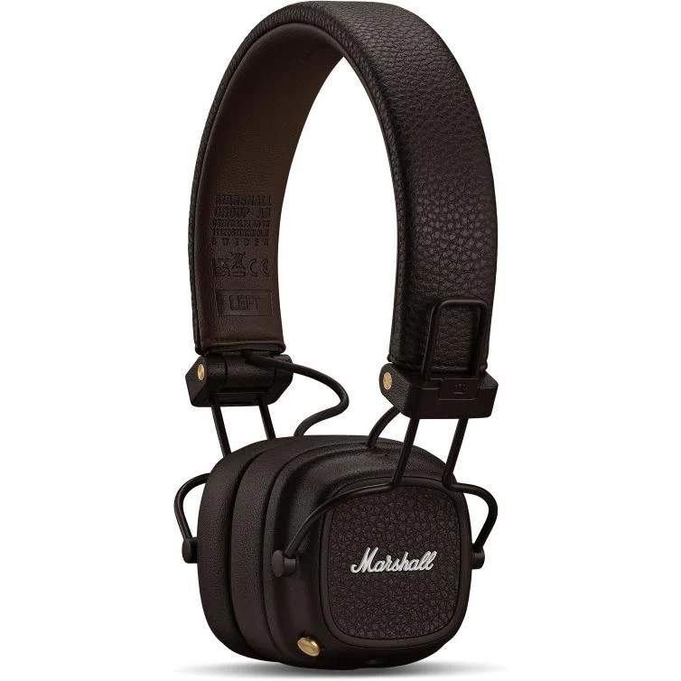 سماعات أذن لاسلكية Marshall Major V باللون البني (7340055401128)