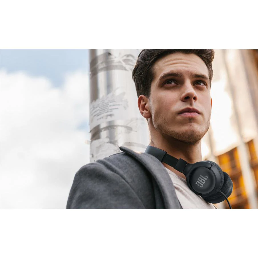 سماعات رأس سلكية JBL T500 باللون الأسود