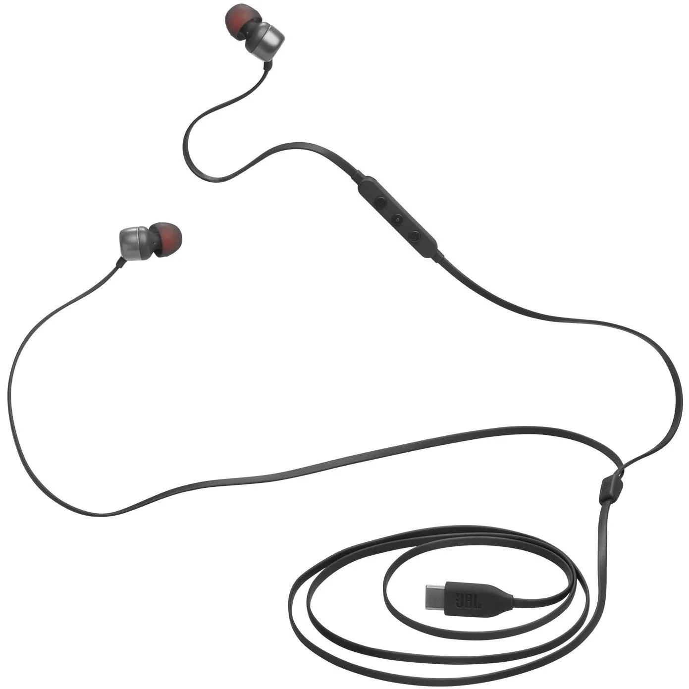 سماعات أذن سلكية داخل الأذن JBL T310C باللون الأسود