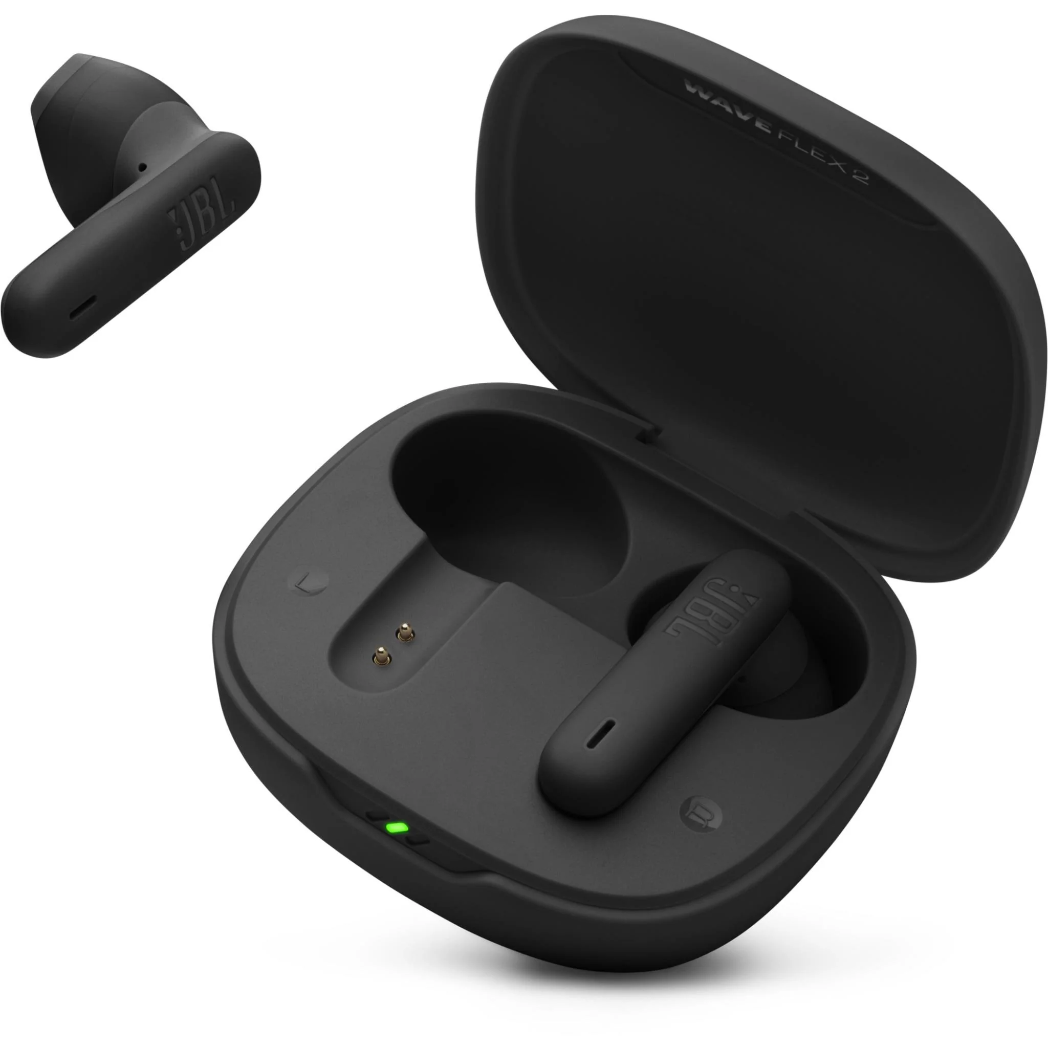 سماعات أذن لاسلكية JBL Wave Flex 2 باللون الأسود