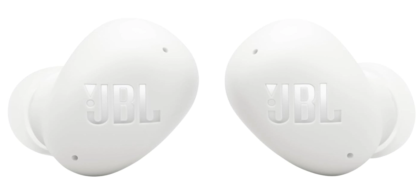 سماعات أذن لاسلكية JBL Wave Buds 2 باللون الأبيض