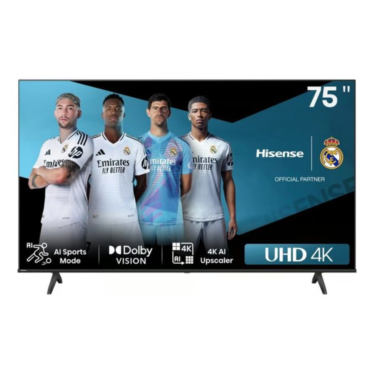 Hisense 75 inch LED 4K UHD Smart TV A62QS
