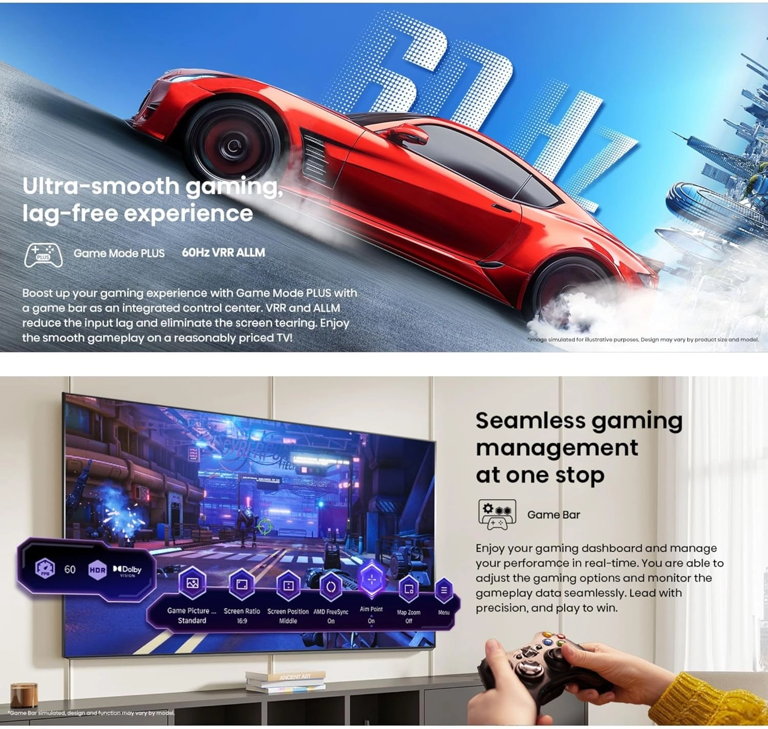 Hisense 85 inch QLED 4K Smart TV Q6QS