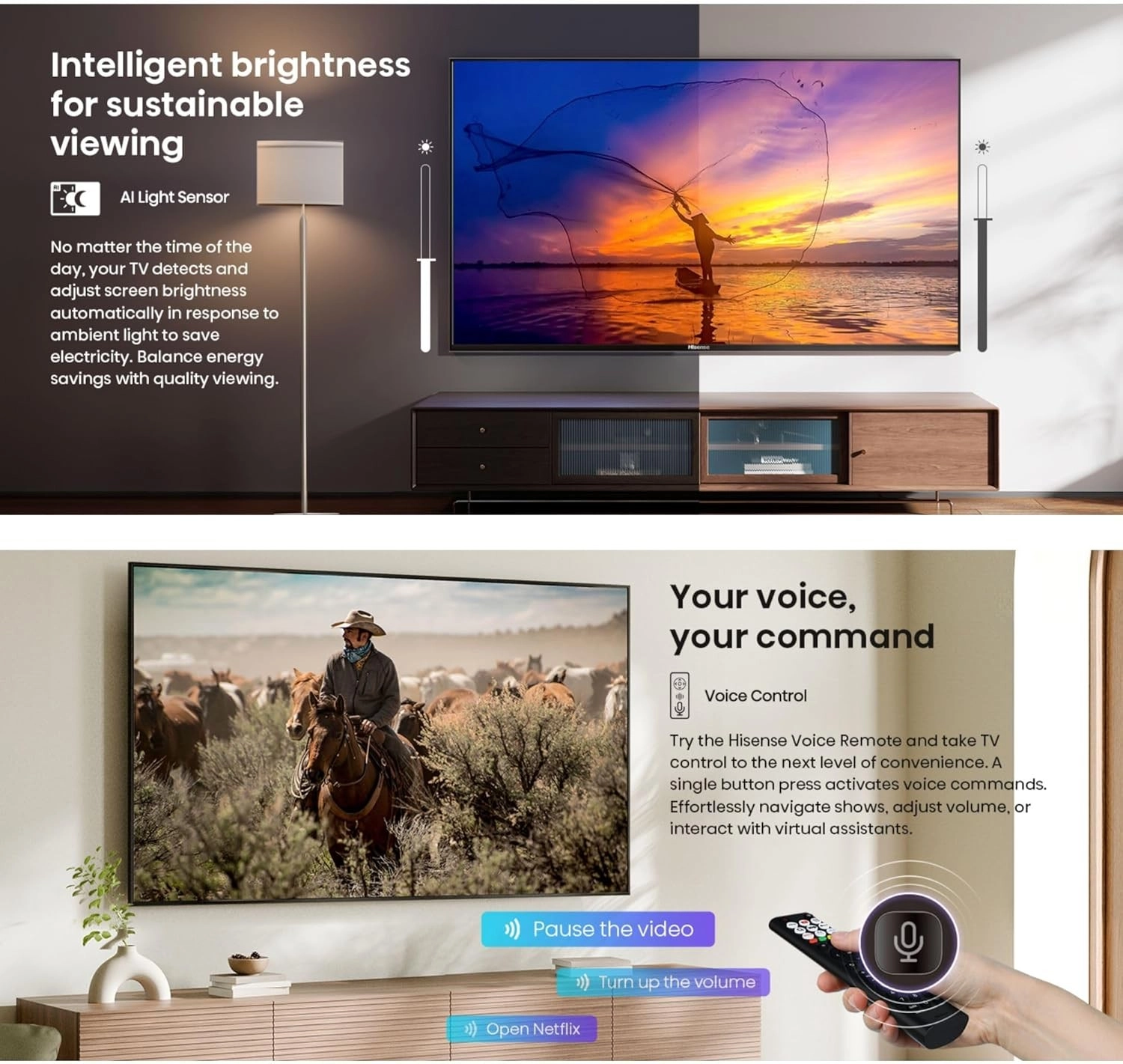 Hisense 85 inch QLED 4K Smart TV Q6QS