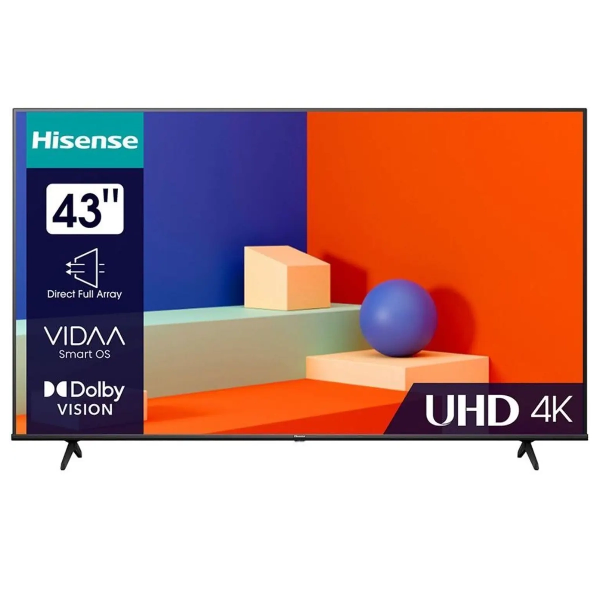 Смарт-телевизор Hisense 43 дюйма LED 4K UHD A61Q