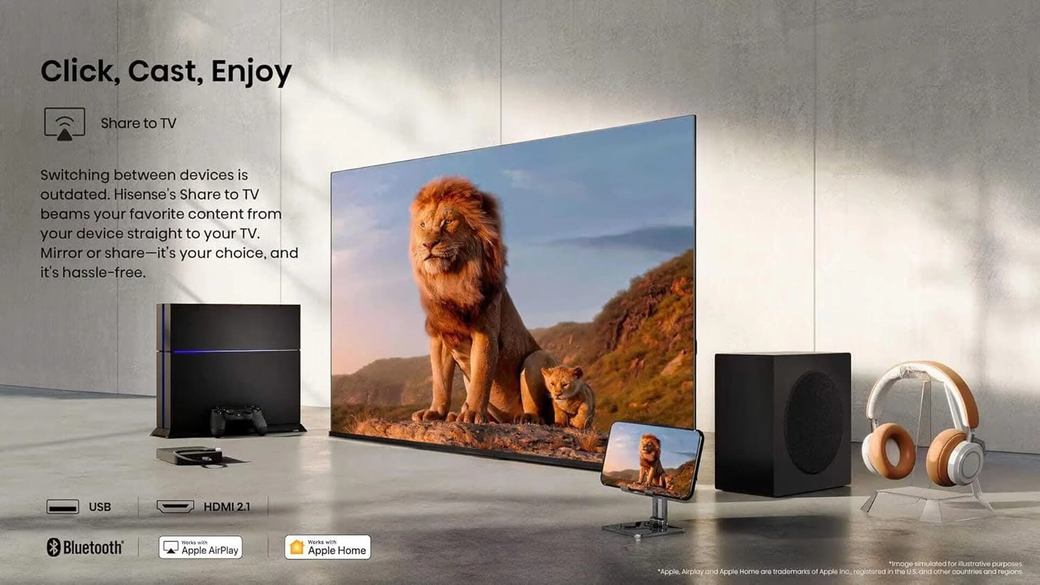 Hisense 65 inch LED 4K UHD Smart TV A61Q