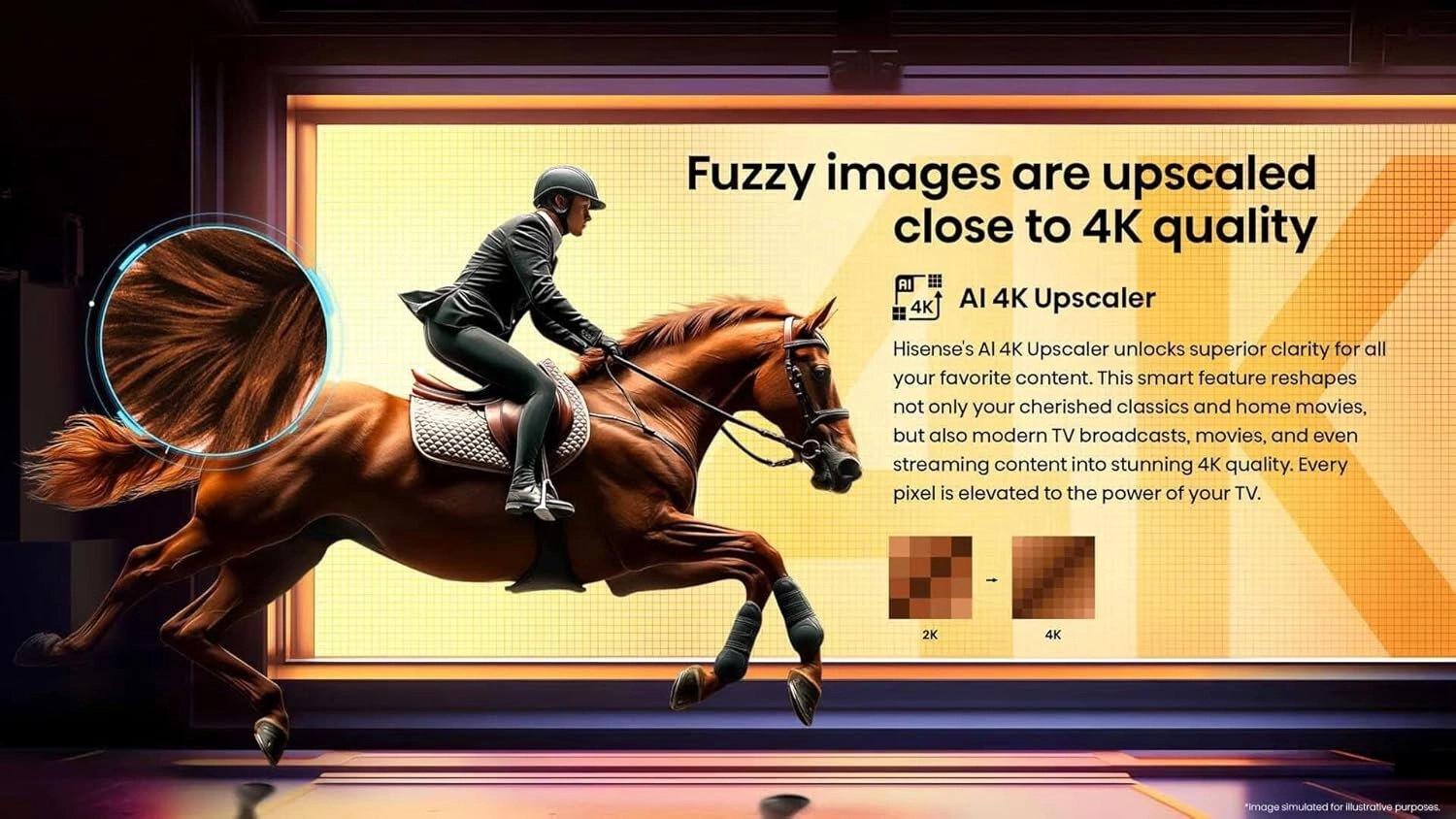 Hisense 65 inch LED 4K UHD Smart TV A61Q