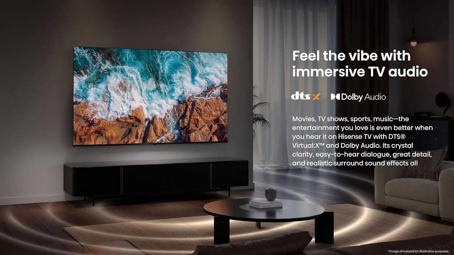 Hisense 65 inch LED 4K UHD Smart TV A61Q