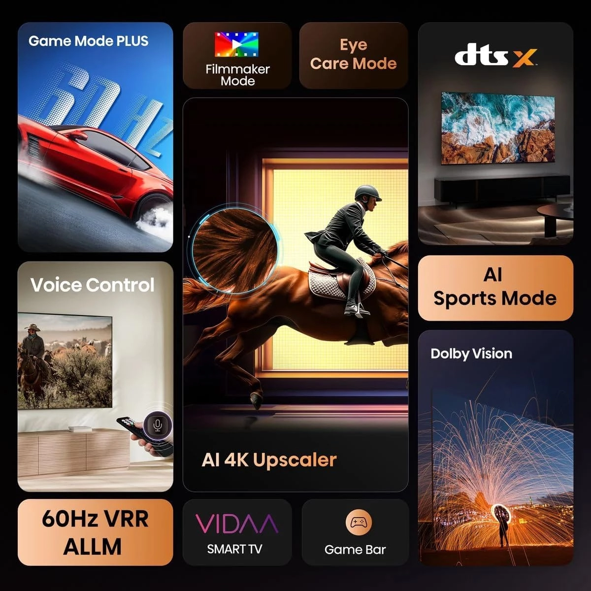 Hisense 65 inch LED 4K UHD Smart TV A61Q