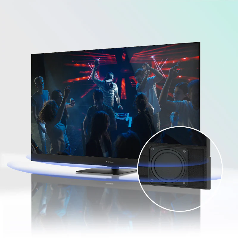تلفزيون Thomson 43 بوصة QLED Plus مع مكبرات صوت أمامية
