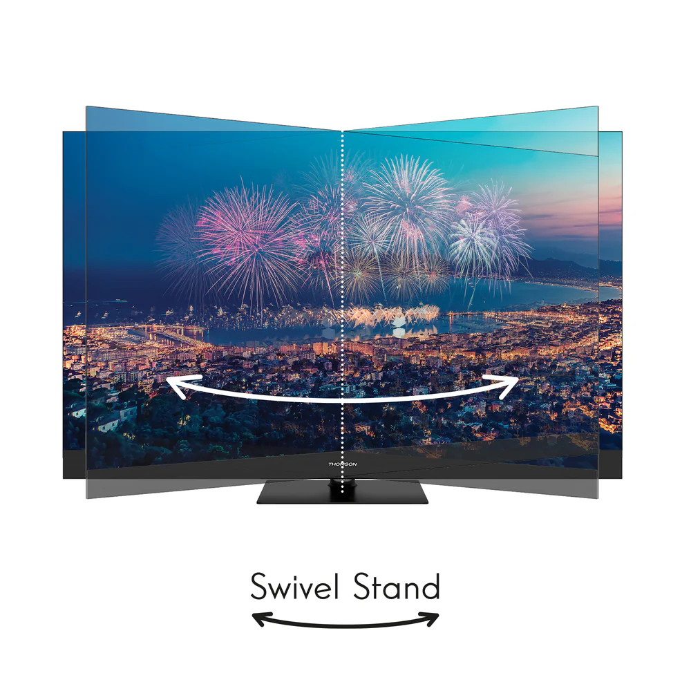 تلفزيون Thomson 43 بوصة QLED Plus مع مكبرات صوت أمامية
