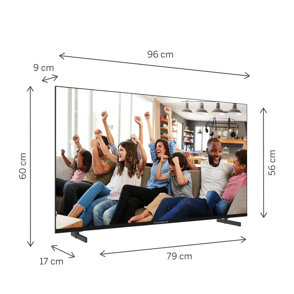 Thomson 43 inch UHD Side Feet TV