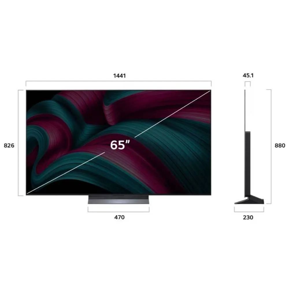 LG 65 inch OLED 4K Smart TV OLED65C5RLA