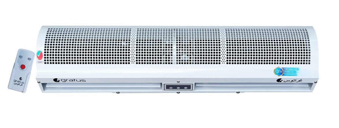 Воздушная завеса Gratus 120 см Cross Flow с пультом и сенсором (GC12G5-2RC-DS)