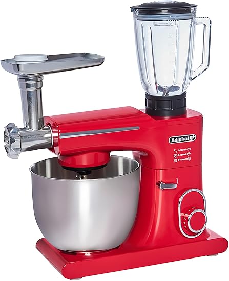 Admiral Stand Mixer 7L 1500W Stainless Steel
