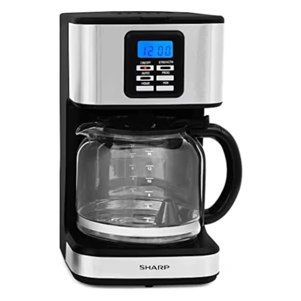 Sharp Coffee Maker 850-950W 1.8L Stainless