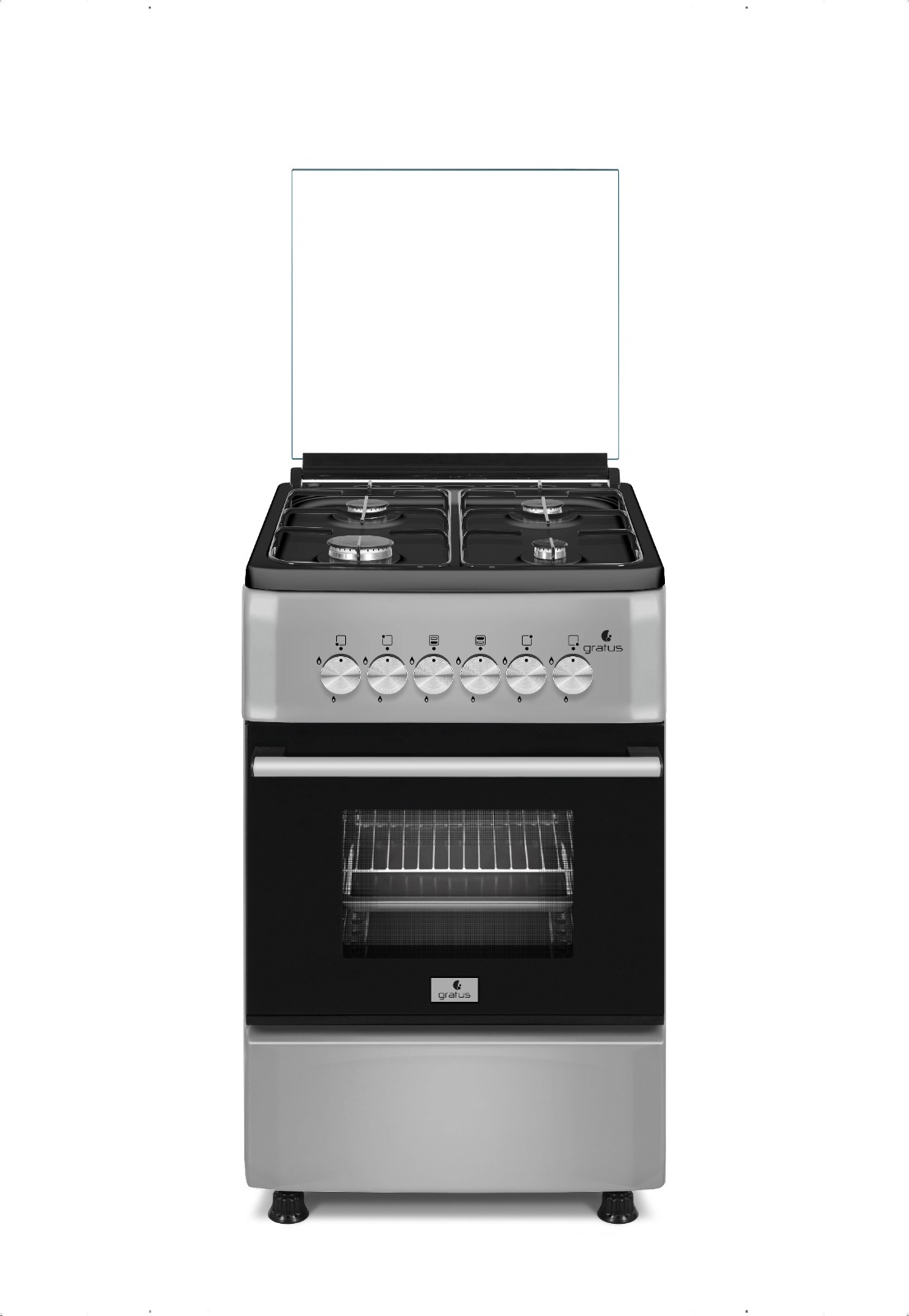 طباخ Gratus غاز + صفيحة كهربائية 50×50 (GGR54HTFTS)