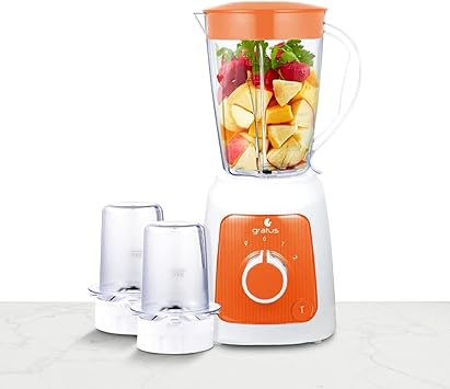 Gratus Blender 350W 1650ml with 2 Grinder Jars (GBG3503TFC)