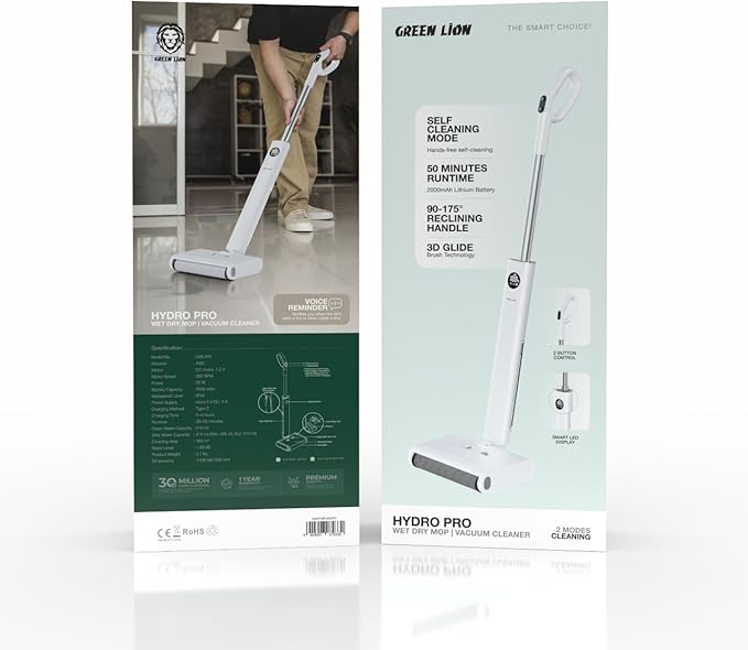 Green Lion Hydro Pro Wet & Dry Mop Vacuum Cleaner