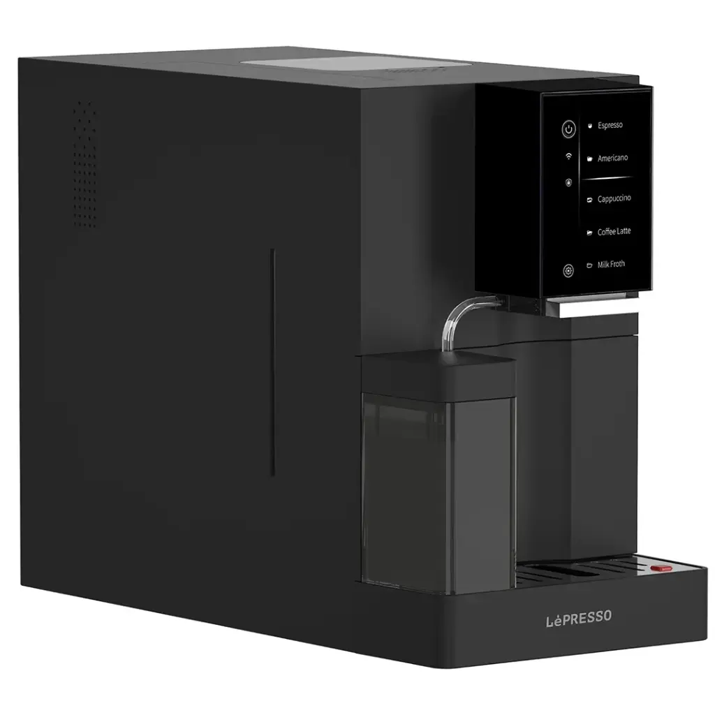 ماكينة قهوة LePresso أوتوماتيكية مع تطبيق هاتف 19 Bar Dual Boiler (LPCFFBAC0046WH)