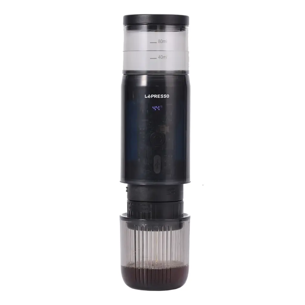 ماكينة إسبريسو محمولة LePresso 9-15 Bar تدعم Nespresso وGround Heating (LPCFFM0031)