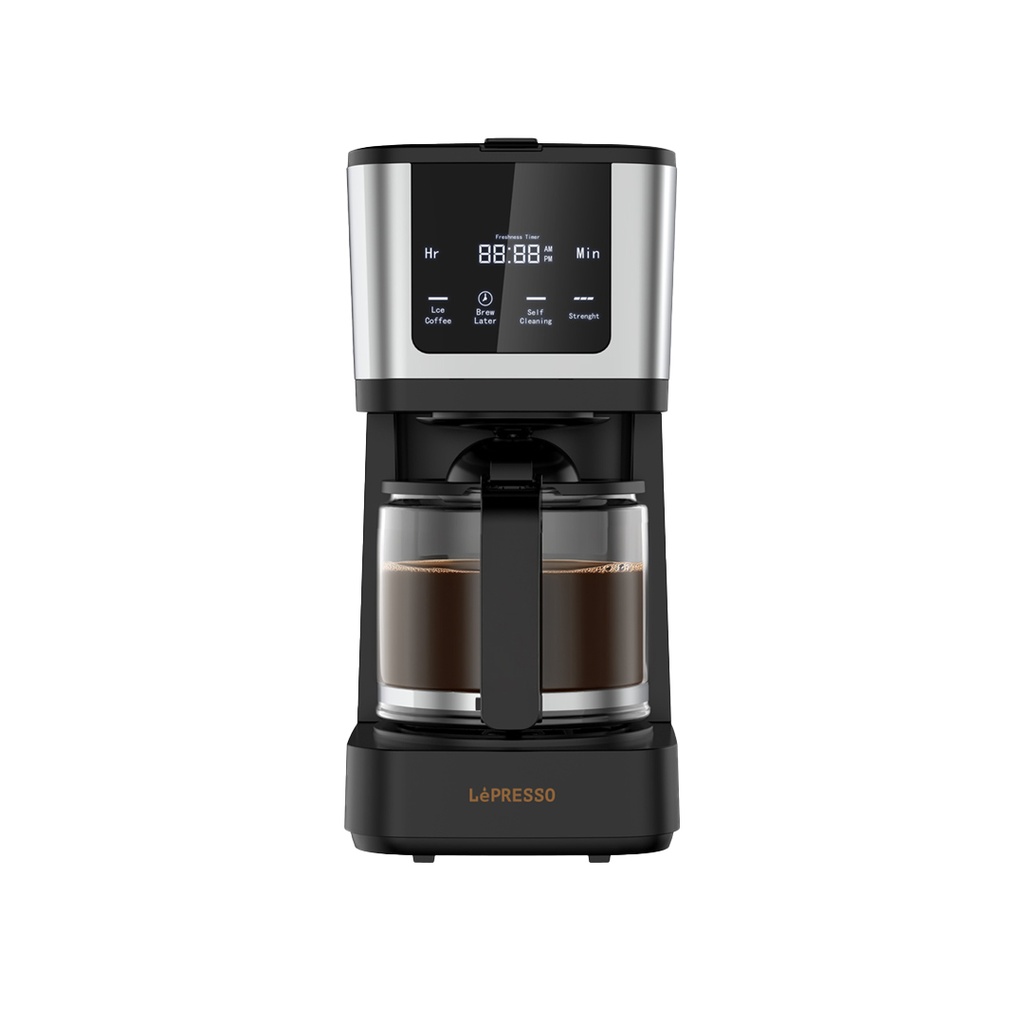 ماكينة قهوة LePresso Rich Brew بشاشة لمس 1.25L (LPCFFM0006-BK)
