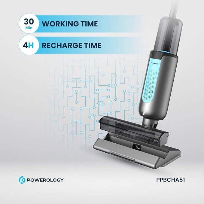 مكنسة وممسحة لاسلكية Powerology Dual Design