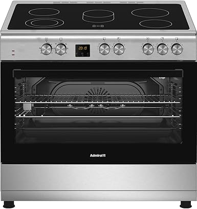 Admiral 90cm Gas & Electric Cooker Stainless Steel