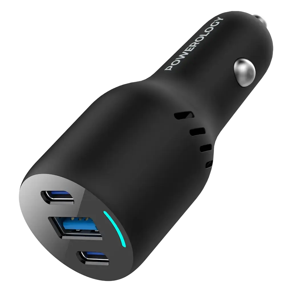 شاحن سيارة Powerology Triple Ports