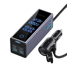 Автомобильный инвертор Powerology 2AC Socket