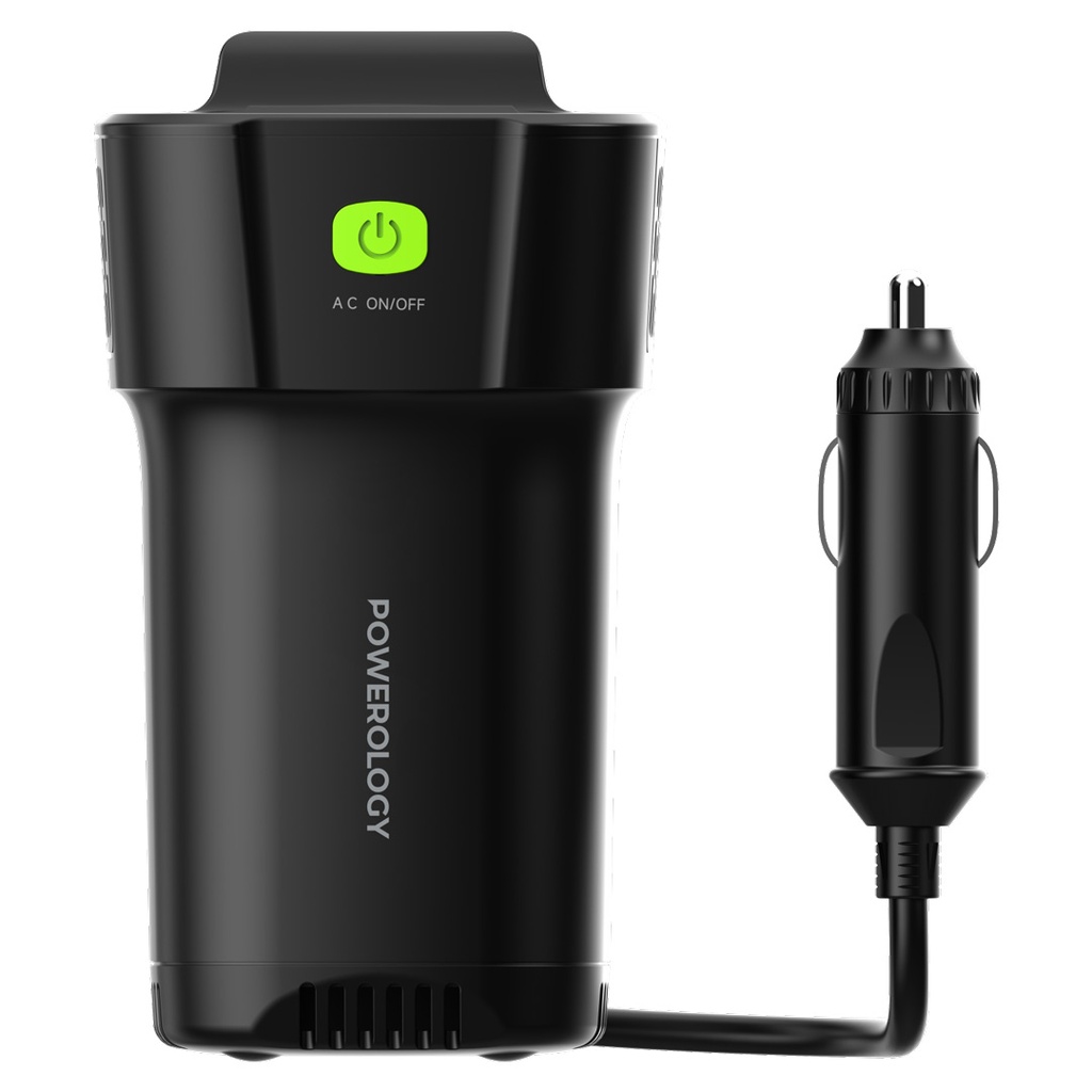 محول طاقة سيارة Powerology 150W Cup Holder