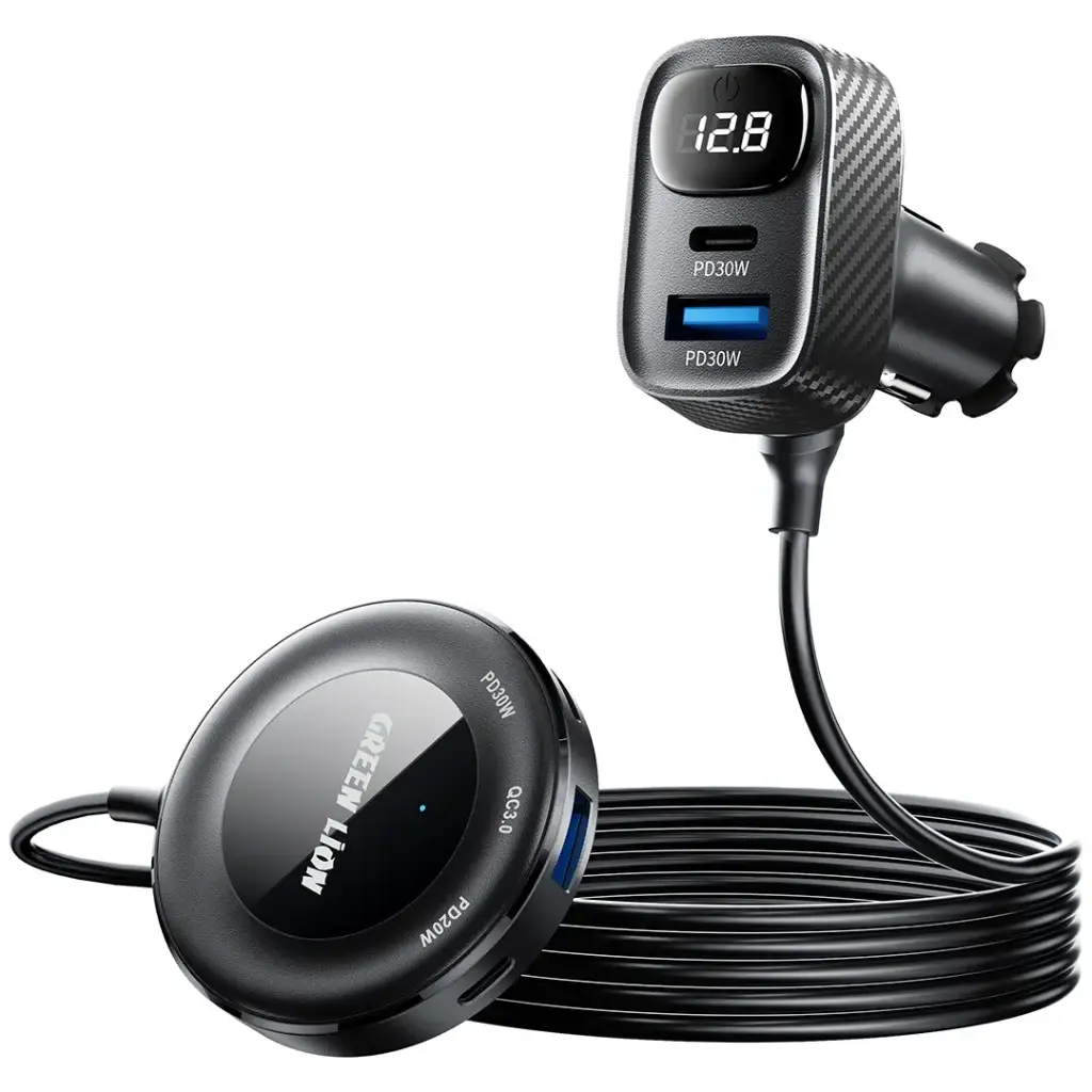 شاحن سيارة Green Lion 5-in-1 PD 30W