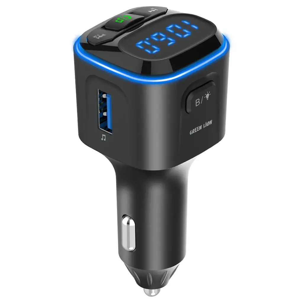 شاحن سيارة Green Lion FM Transmitter Dual-Port 36W