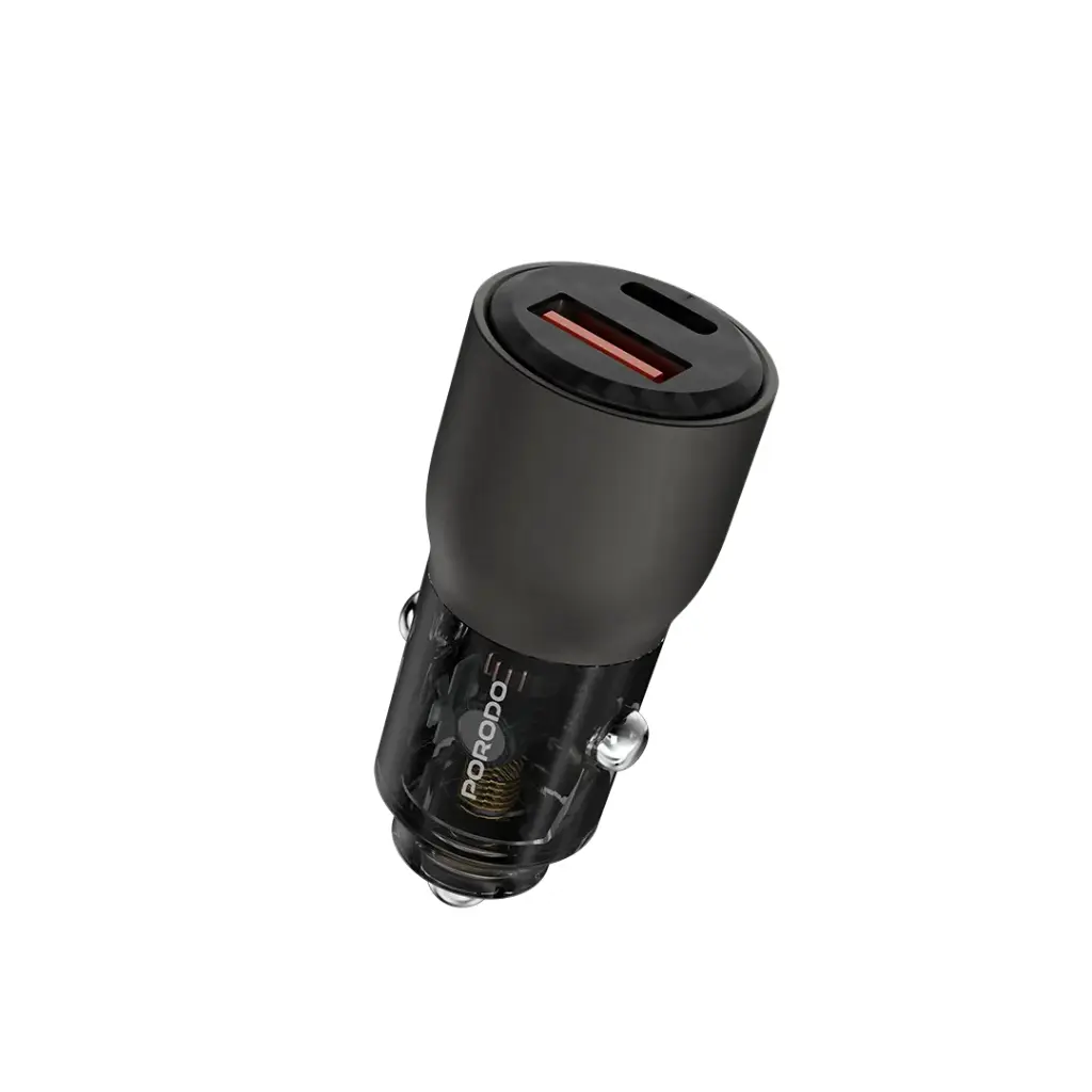 شاحن سيارة شفاف Porodo 95W PD