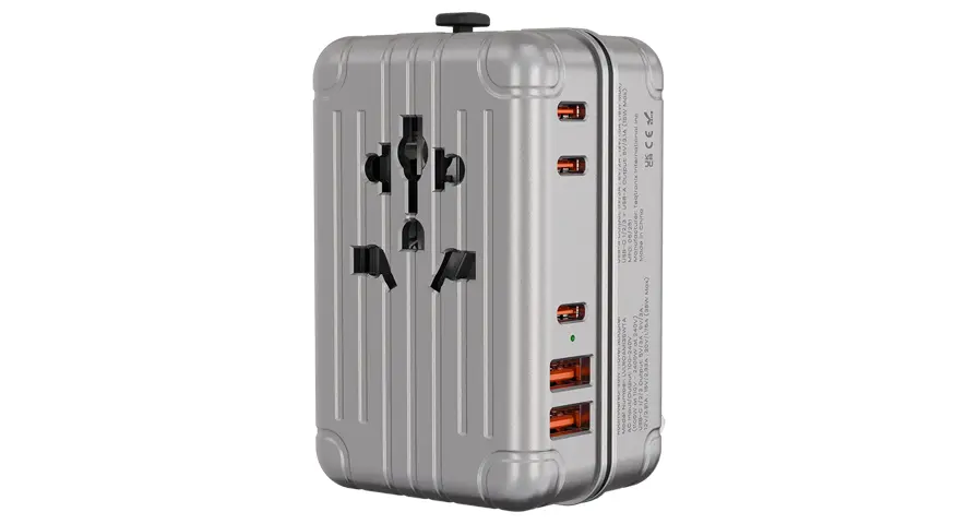 Levelo Roamiversal 2400W Luggage Design Travel Adapter