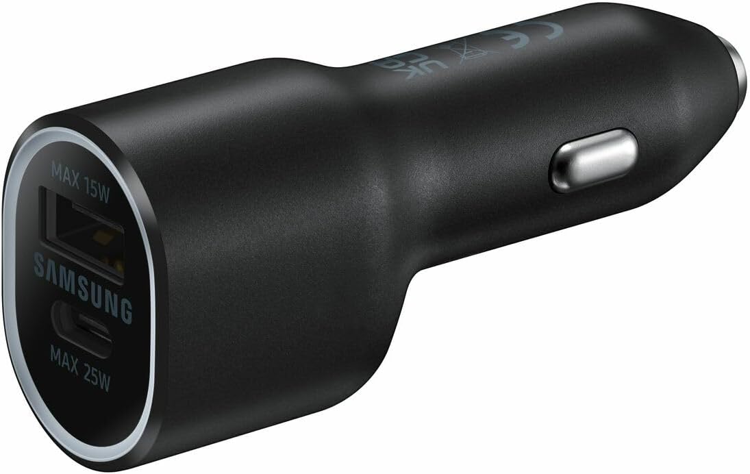 شاحن سيارة مزدوج سامسونج 40 واط USB-A + USB-C (EP-L4020)