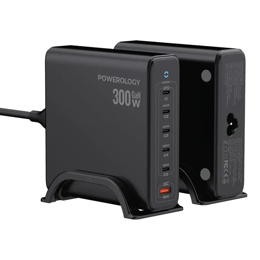 Powerology Volt-X GaN 300W Smart Desktop Charger