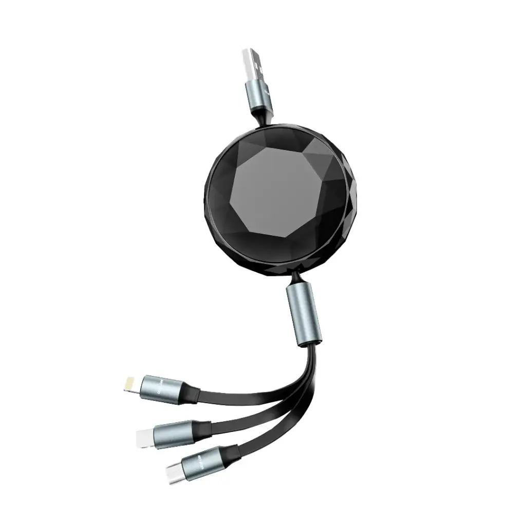Green Lion 5 in 1 Diamond Retractable Cable