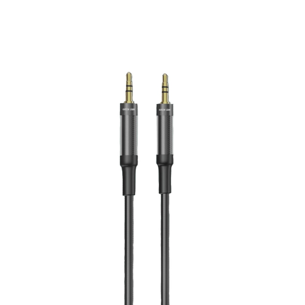 Green Lion AUX to AUX Braided Cable 1M